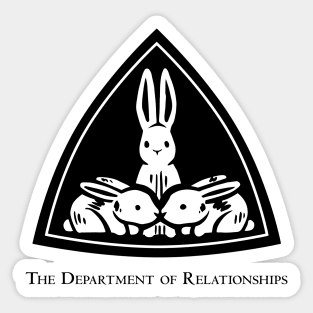 Department of Relationships Logo Sticker